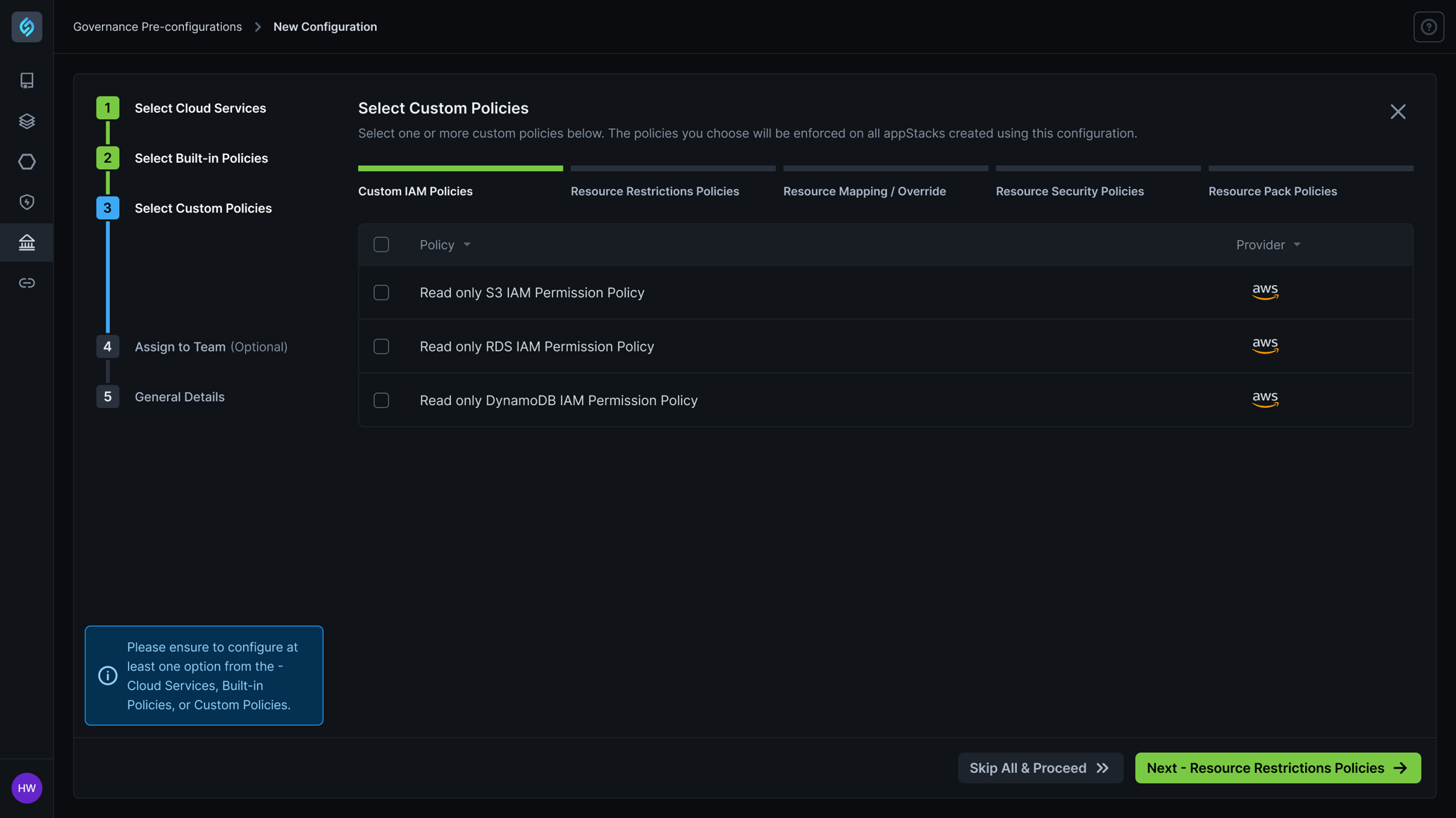 1. Import and manage custom frameworks (1)