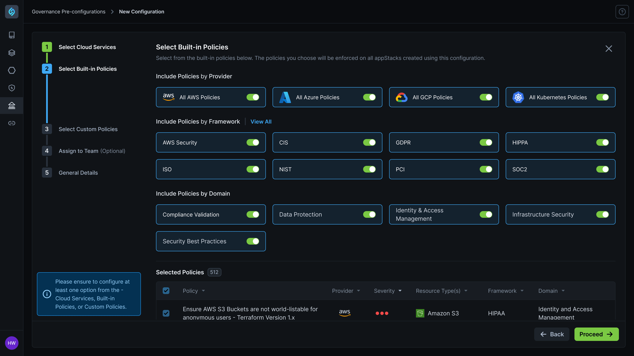 3. Ensure multi-cloud compliance