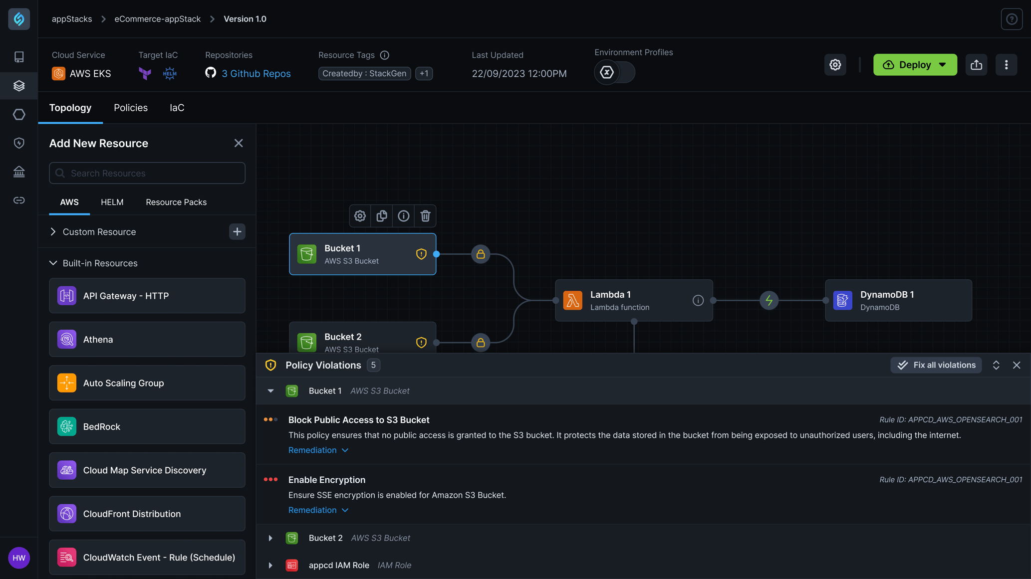 5. Integrate policies into deployment workflows
